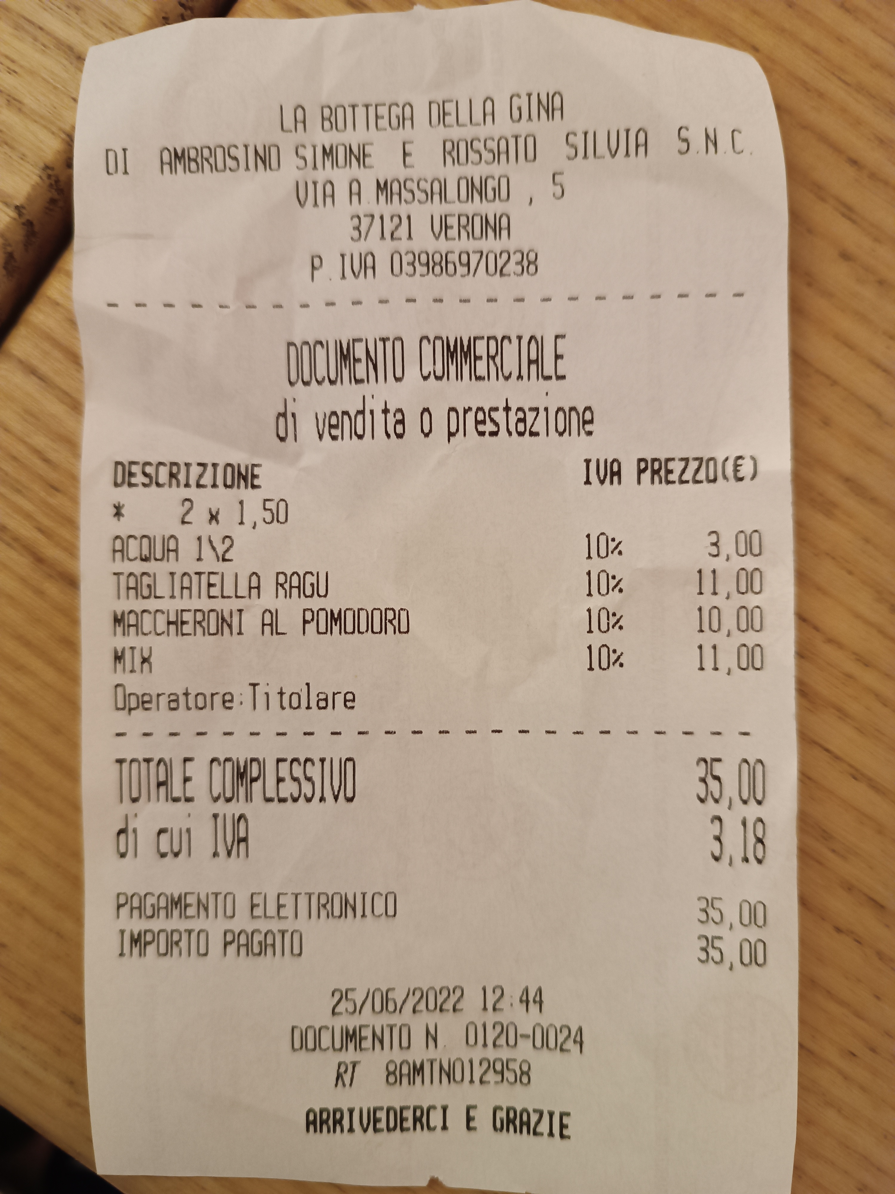 Scontrino