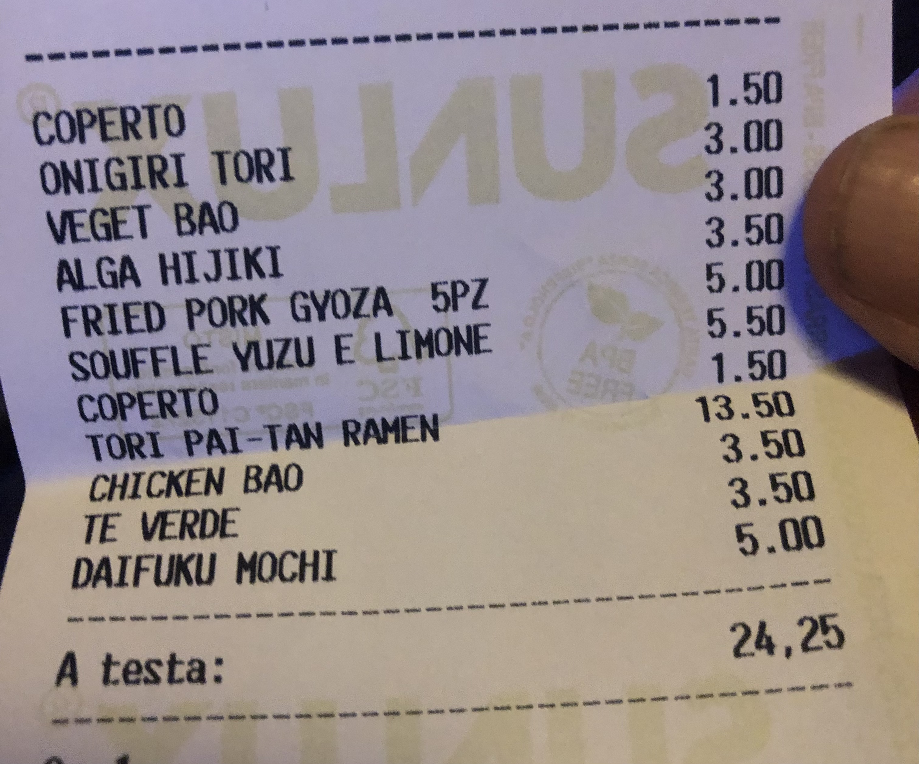 Scontrino