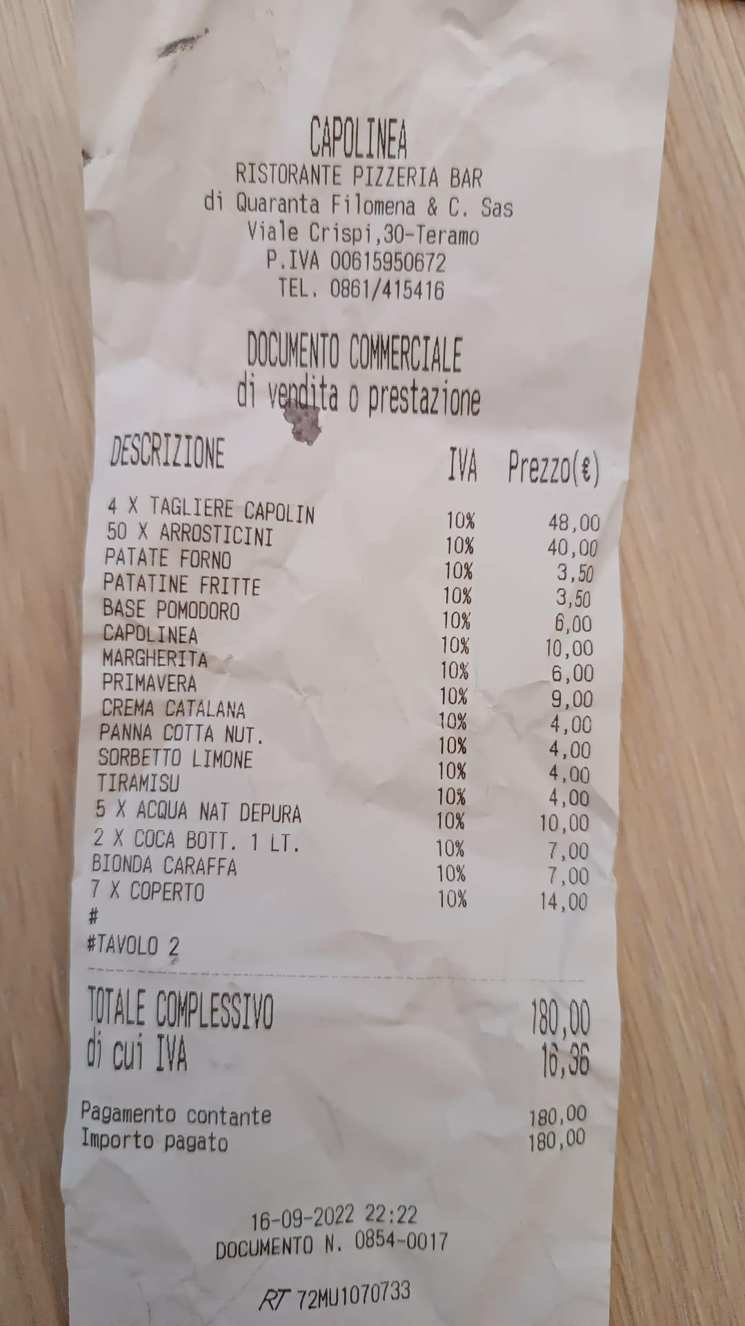 Scontrino